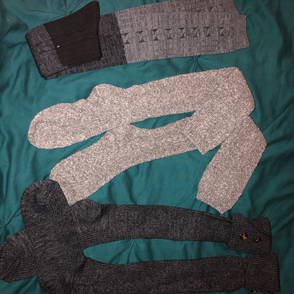 over the knee or boot socks